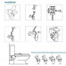 Binxin Non-Electric Toilet Seat Bidet 1 Nozzle  Plastic Andjustable Angle Fresh Water Spray Nozzle Bidet Toilet Seat Attachment Cold Water (US STOCK) (White) - B075ZM5772